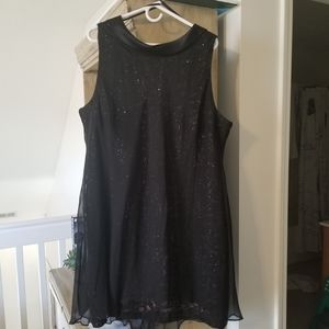 SLNY Plus lace Sequin Sheath Dress Size 22